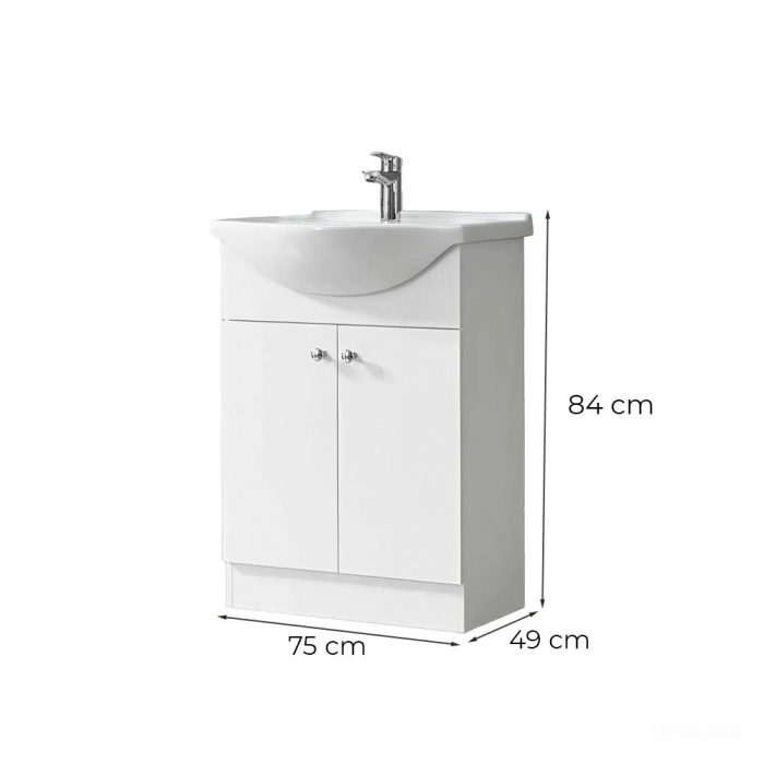 Leziter Dulap de bază Neria 75 cu chiuvetă [3]