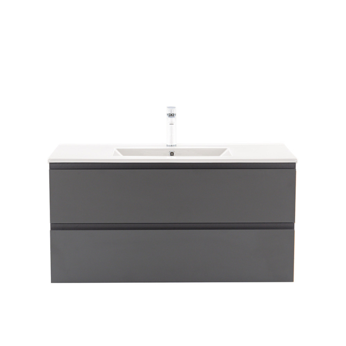 Leziter Dulap de bază Vario Pull 100 cu chiuvetă antracit-antracit [4]