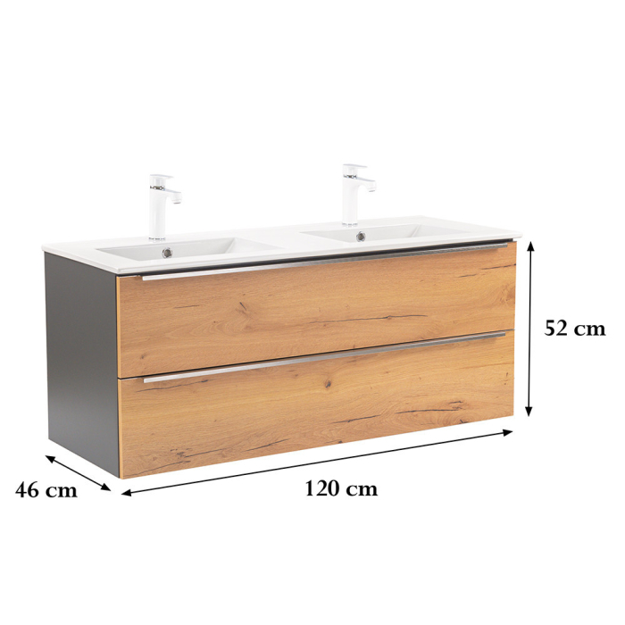 Leziter Dulap de bază Vario Trim 120 cu chiuvetă [3]