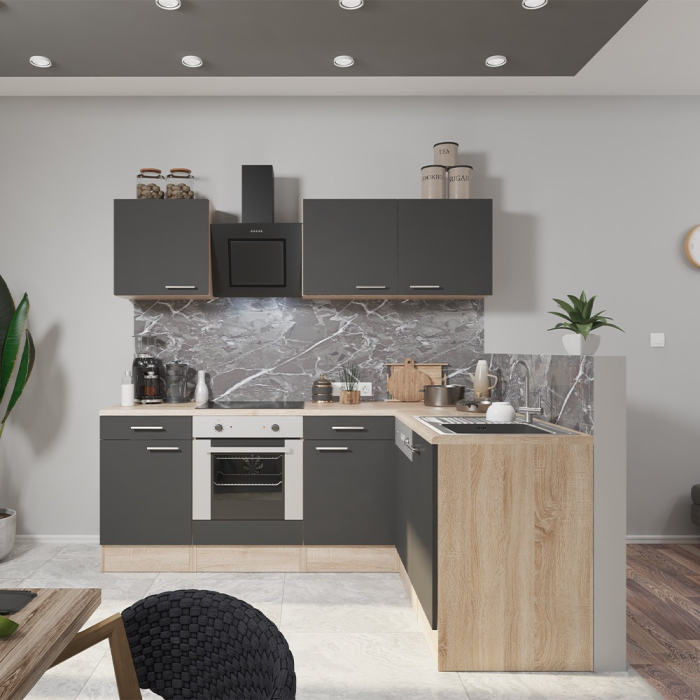 Leziter Dulap de bucătărie de colț Yorki 220 cu cuptor de jos [5]