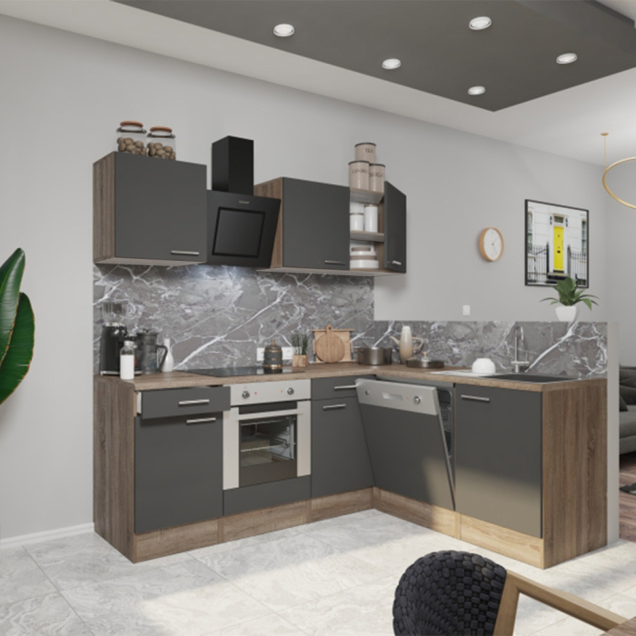 Leziter Dulap de bucătărie de colț Yorki 220 cu cuptor de jos [5]