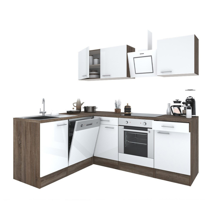 Leziter Dulap de bucătărie de colț Yorki 220 cu cuptor de jos [2]