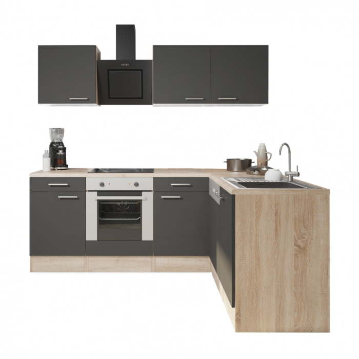 Leziter Dulap de bucătărie de colț Yorki 220 cu cuptor de jos [3]