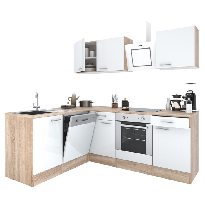 Leziter Dulap de bucătărie de colț Yorki 220 cu cuptor de jos [2]