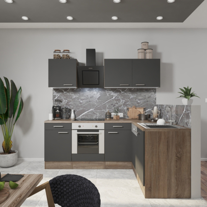 Leziter Dulap de bucătărie de colț Yorki 220 cu cuptor de jos [4]