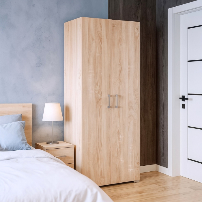 Leziter Dulap de familie 74x182 cm stejar sonoma [2]