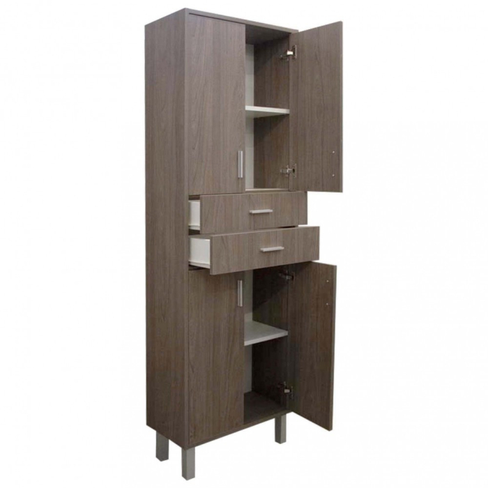 Leziter Dulap înalt Nerva 60 cu 4 uși, 2 sertare, ulm rauna [2]