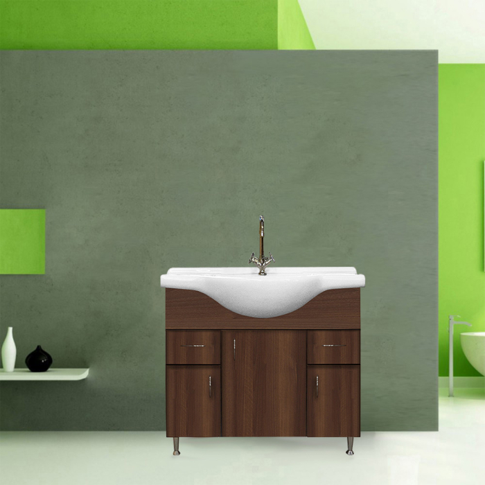 Leziter Dulap inferior Bianca Plus 85 cu lavoar [3]