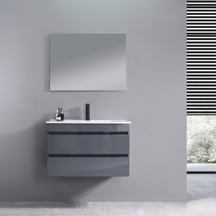 Leziter Dulap inferior Cube 80 cu lavoar [2]