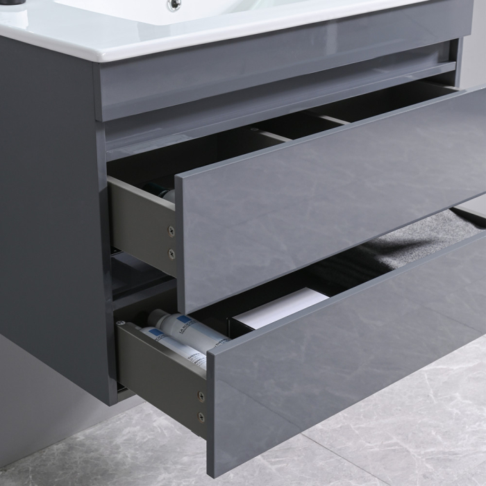 Leziter Dulap inferior Cube 80 cu lavoar [9]