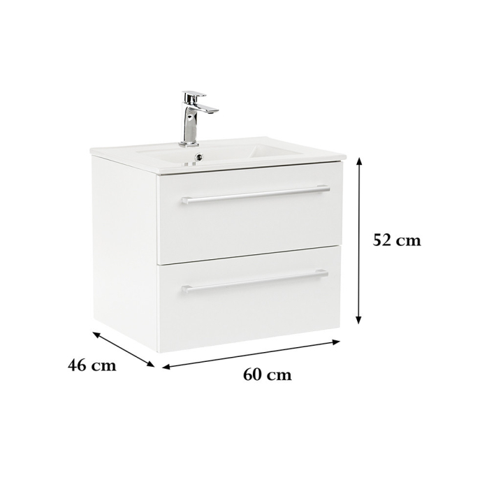 Leziter Dulap inferior Vario Clam 60 cu lavoar [3]