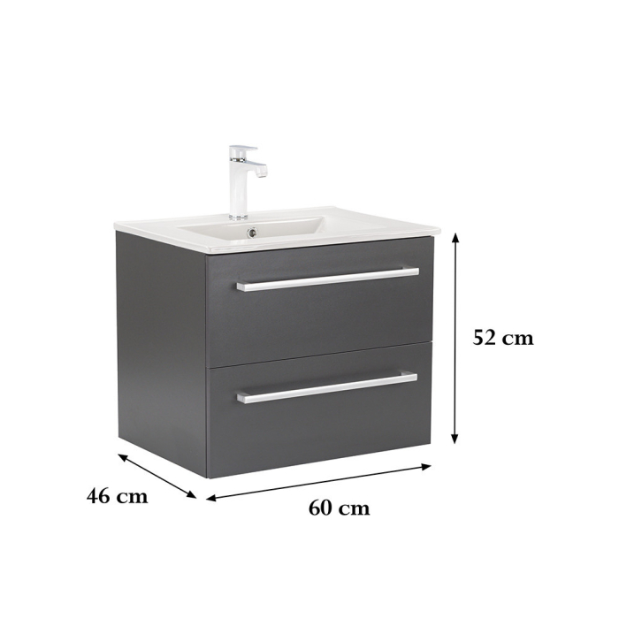 Leziter Dulap inferior Vario Clam 60 cu lavoar [3]