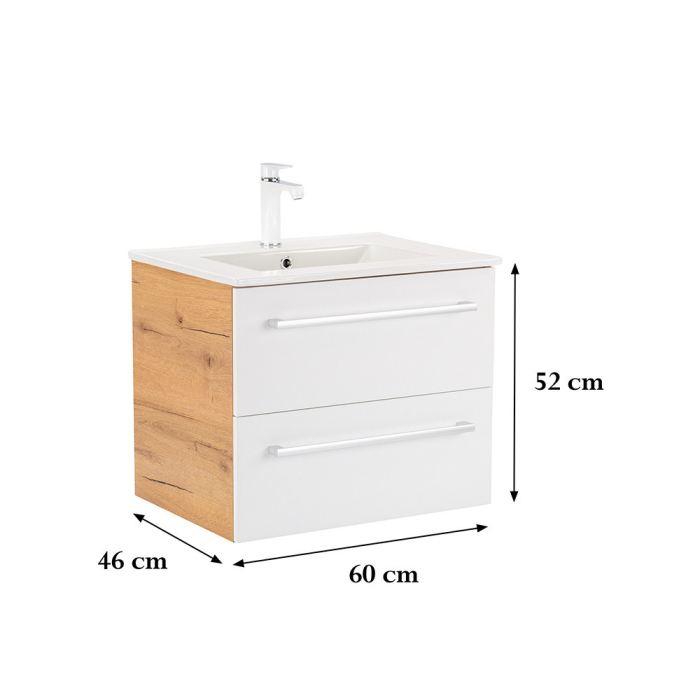 Leziter Dulap inferior Vario Clam 60 cu lavoar [3]