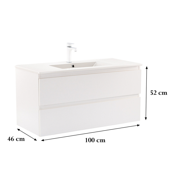 Leziter Dulap inferior Vario Forte 100 cu lavoar [3]