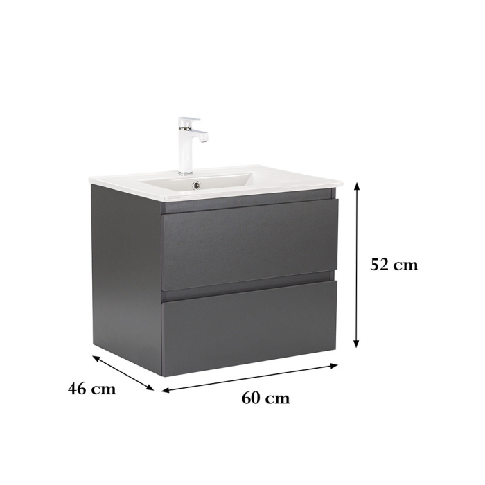 Leziter Dulap inferior Vario Forte 60 cu lavoar [3]