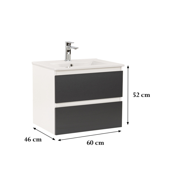 Leziter Dulap inferior Vario Forte 60 cu lavoar [3]