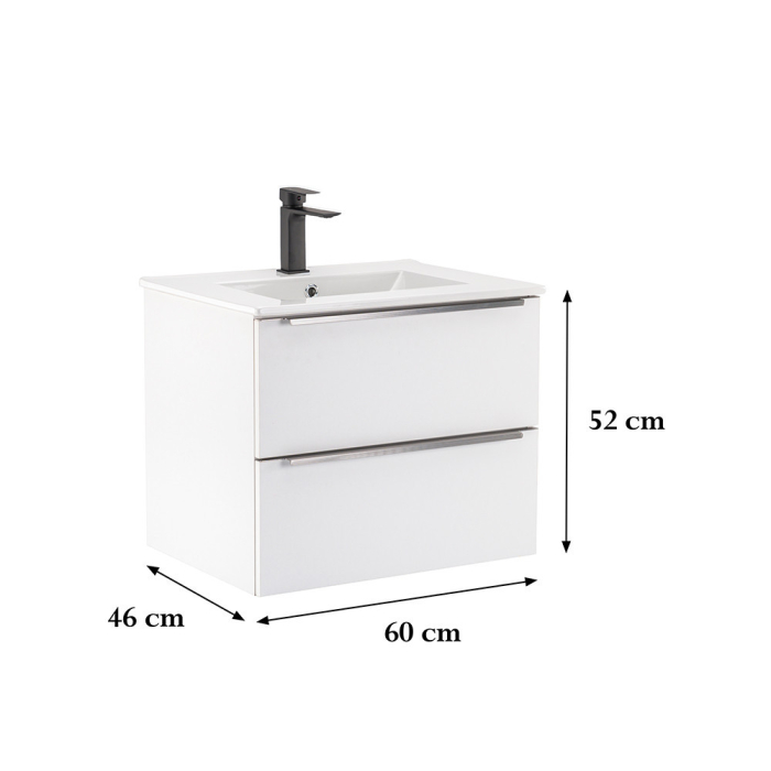 Leziter Dulap inferior Vario Trim 60 cu lavoar [3]