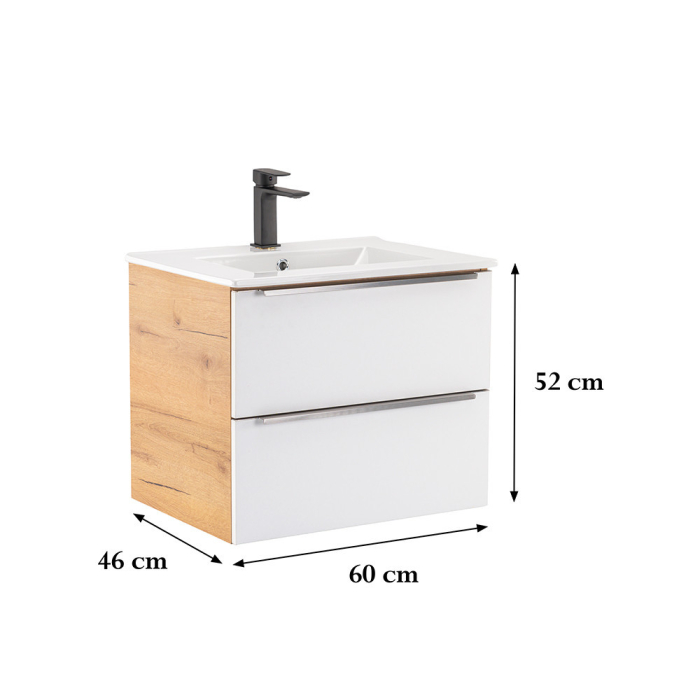 Leziter Dulap inferior Vario Trim 60 cu lavoar [3]