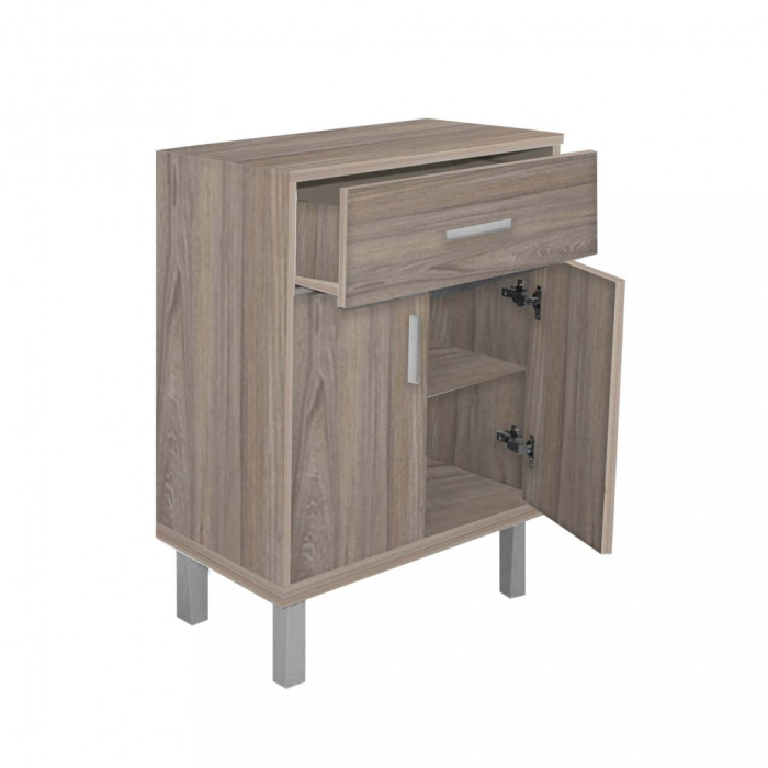 Leziter Dulap jos Nerva 60 cu 2 uși, 1 sertar, ulm rauna [2]