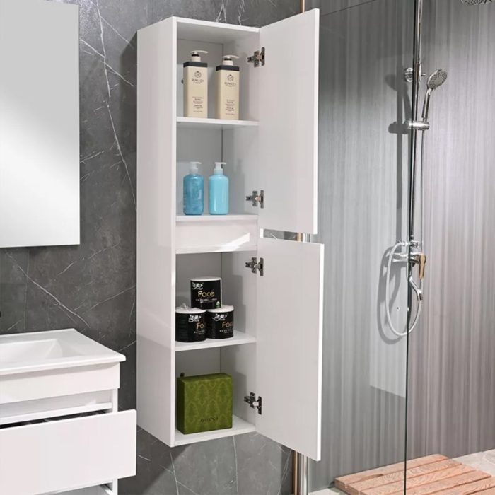 Leziter Dulap lateral Cube montat pe perete, alb [2]