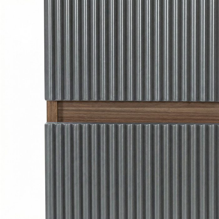 Leziter Dulap lateral suspendat Trent stejar sunset-gri antracit [5]