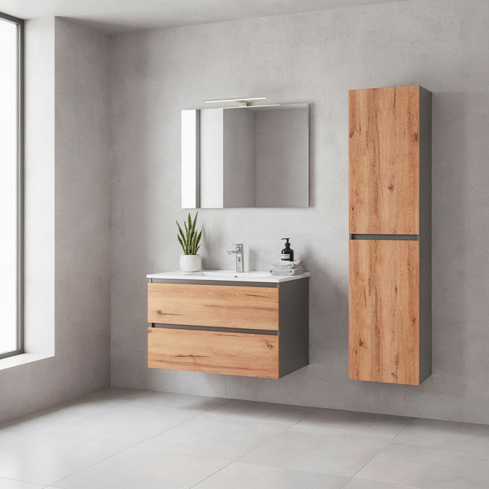 Leziter Dulap lateral Vario Forte 35 stejar antracit [2]