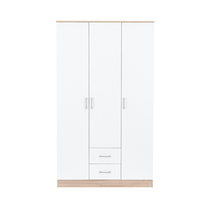 Leziter Dulap Miami 120x205 cm alb-stejar sonoma [4]