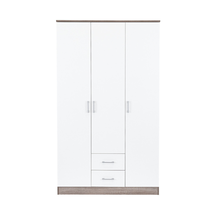 Leziter Dulap Miami 120x205 cm alb-stejar York [3]