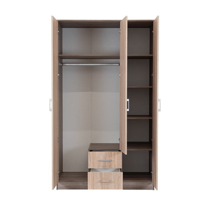 Leziter Dulap Miami 120x205 cm stejar Sonoma-stejar York [4]