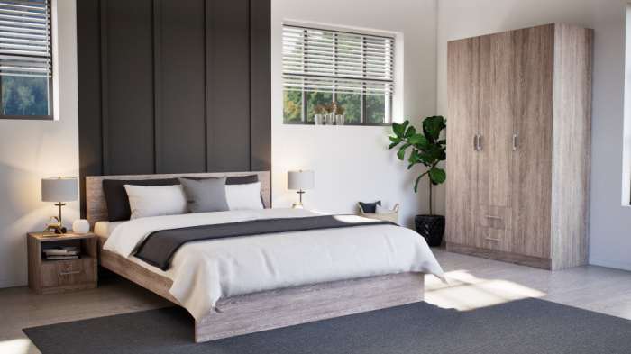 Leziter Dulap Miami 120x205 cm stejar York-stejar York [2]