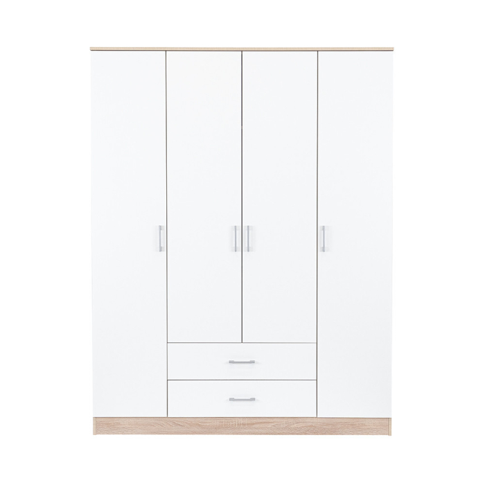 Leziter Dulap Miami 160x205 cm alb-stejar sonoma [3]