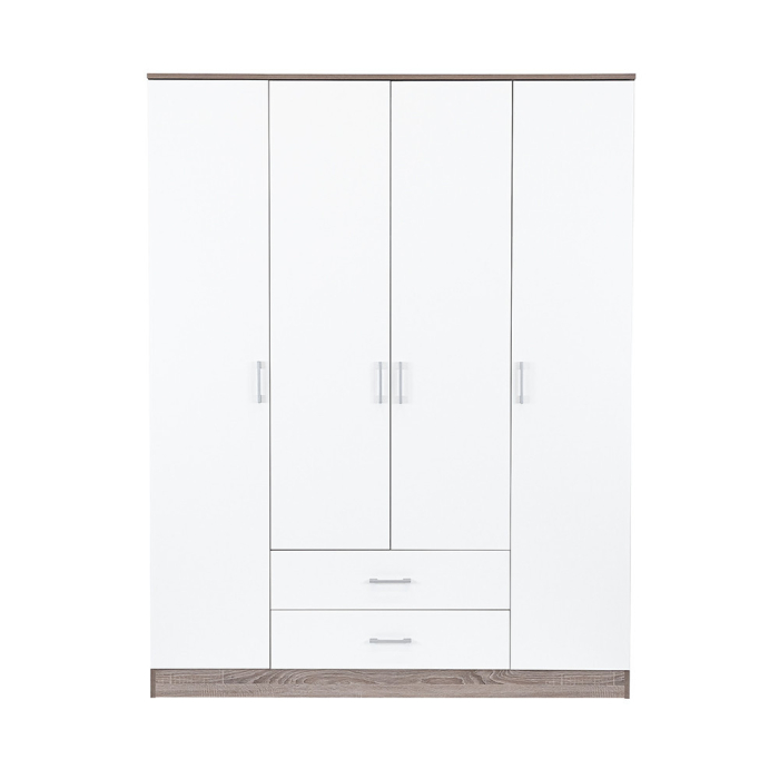 Leziter Dulap Miami 160x205 cm alb-stejar York [3]