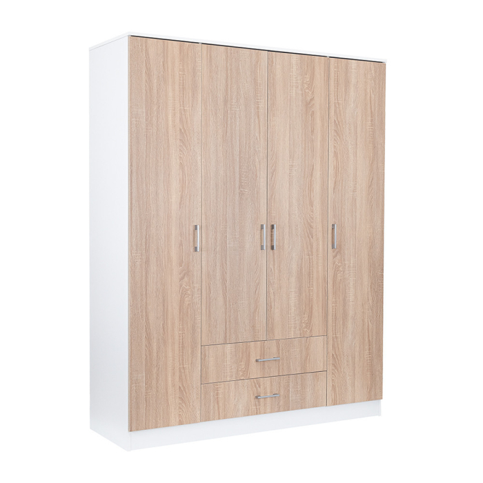 Leziter Dulap Miami 160x205 cm stejar sonoma-alb [5]