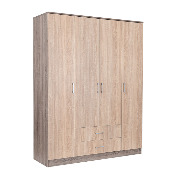 Leziter Dulap Miami 160x205 cm stejar Sonoma-stejar York [5]