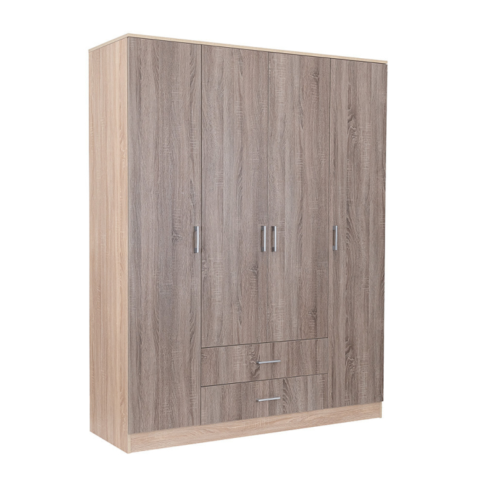 Leziter Dulap Miami 160x205 cm stejar York-stejar Sonoma [5]