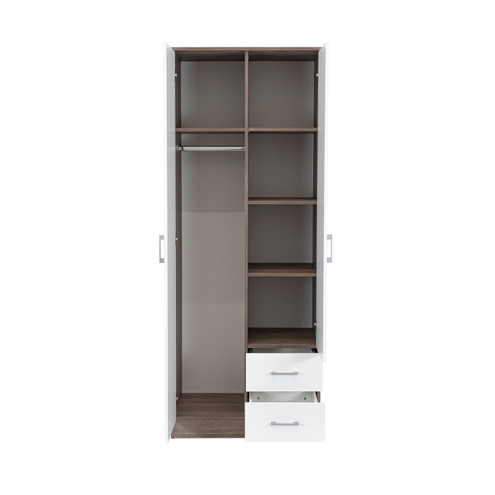 Leziter Dulap Miami 80x205 cm stejar alb-york [4]