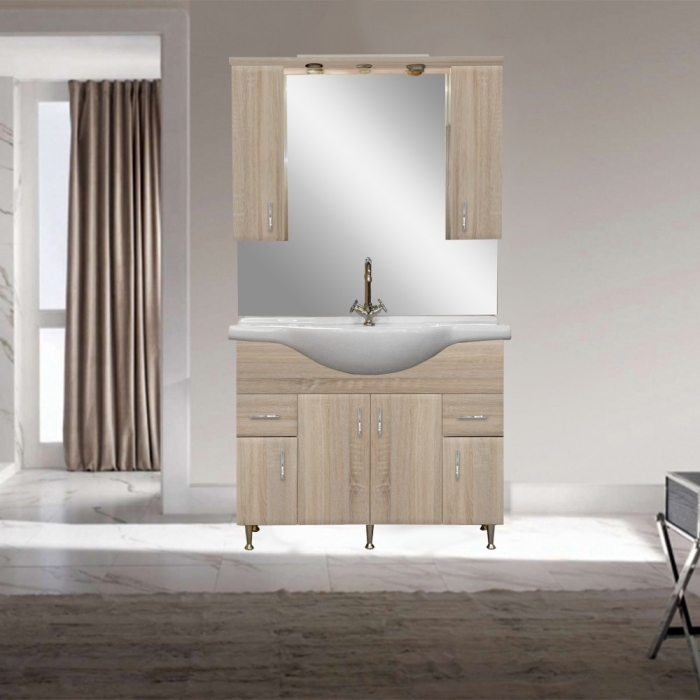 Leziter Dulap suspendat Bianca Plus 105, culoare stejar sonoma [3]