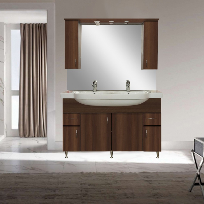 Leziter Dulap suspendat Bianca Plus 105, culoarea nucului Aida [3]