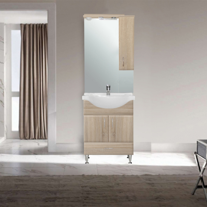 Leziter Dulap suspendat Bianca Plus 65, culoare stejar sonoma, deschidere pe dreapta [3]