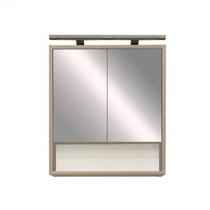 Leziter Dulap suspendat cu oglindă Luna 60, stejar Sonoma [3]