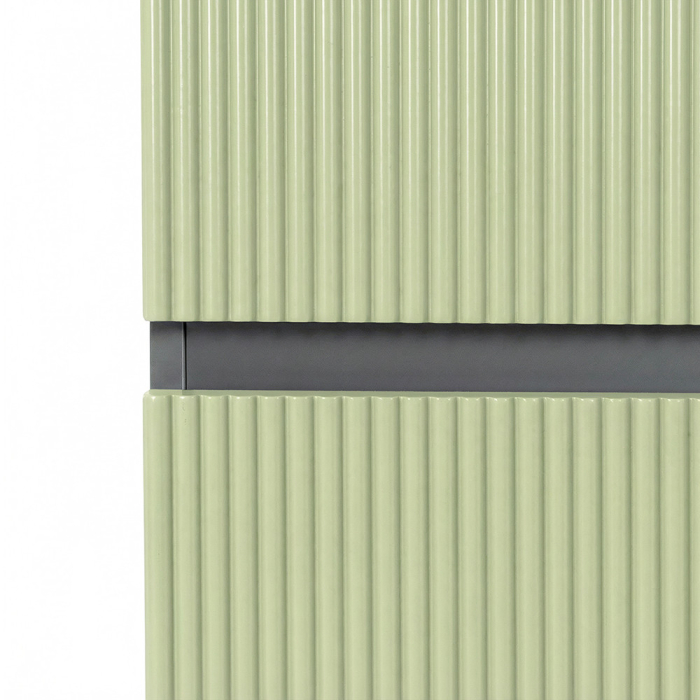 Leziter Dulap suspendat Trent gri antracit-verde fistic [5]