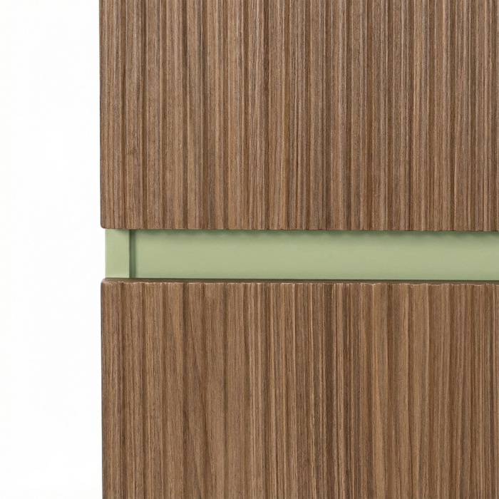 Leziter Dulap suspendat Trent verde fistic - stejar apus de soare [5]