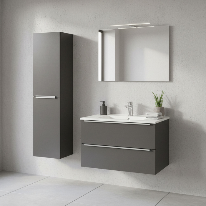 Leziter Dulap suspendat Vario Trim 35 antracit-antracit [2]