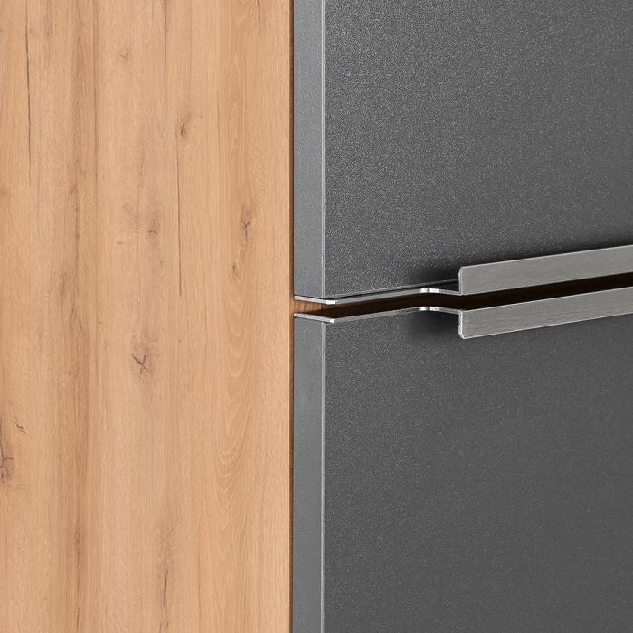 Leziter Dulap suspendat Vario Trim 35 stejar-antracite [6]