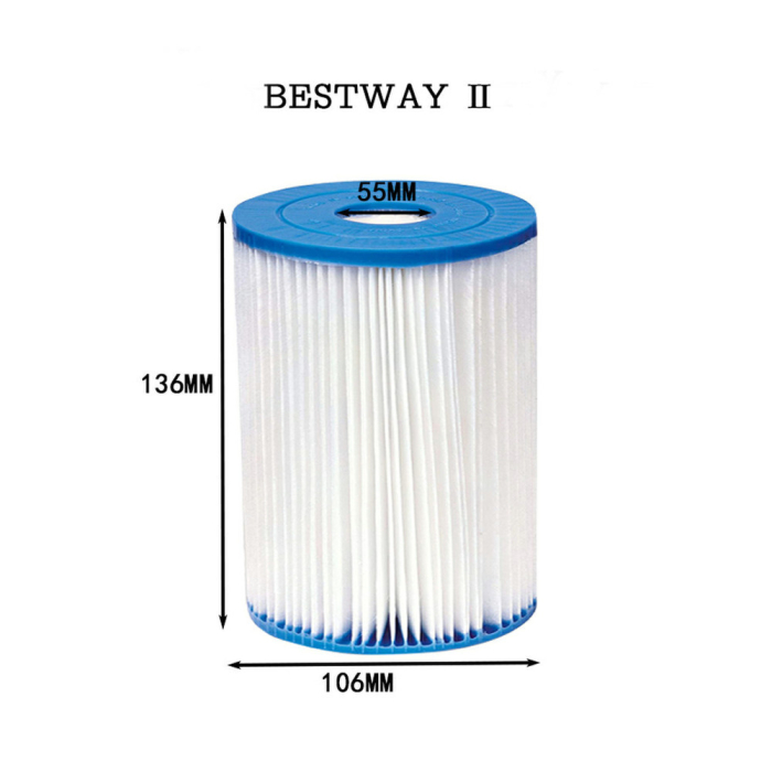 Leziter Filtru de hârtie pentru filatoare Bestway tip II [2]