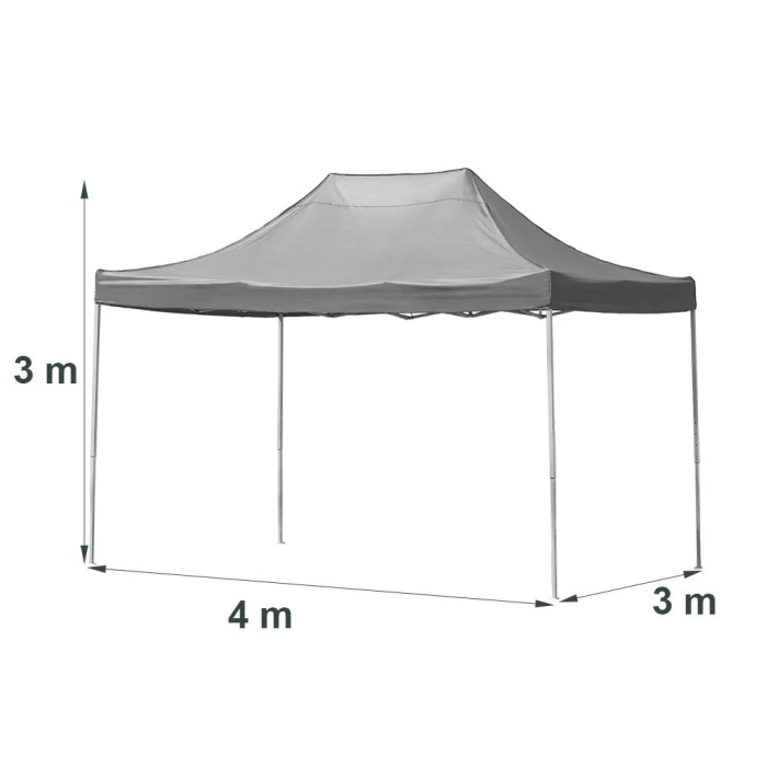 Leziter Foișor pliabil de grădină 3x4 m [6]