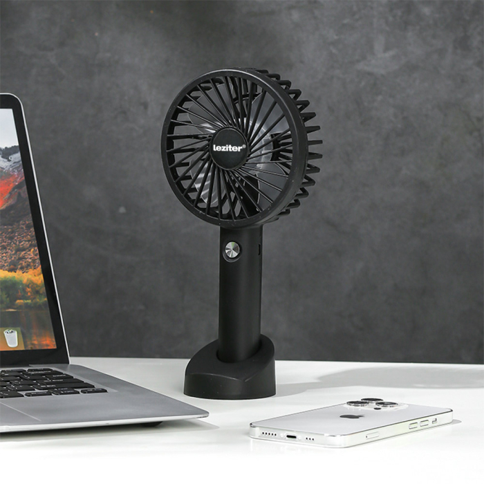 Leziter Galar ventilator usb portabil cu suport 4 W 1200 mAh [2]