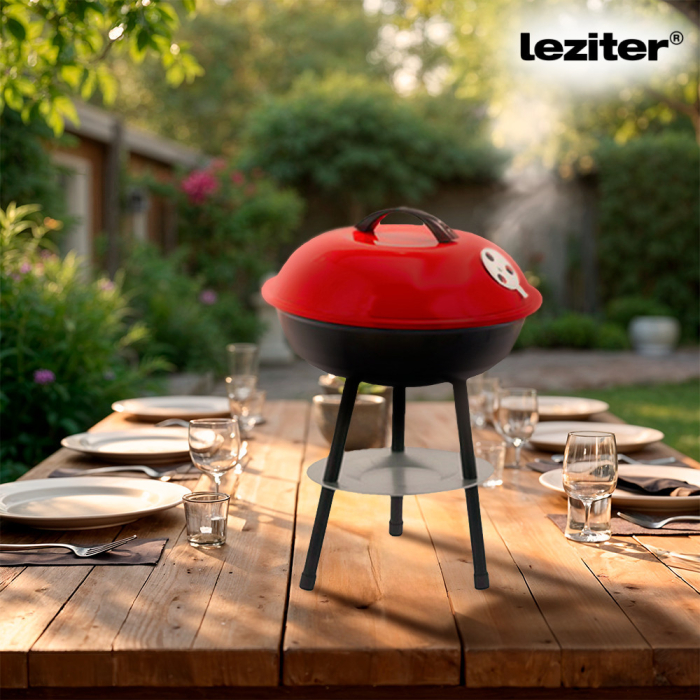 Leziter Grătar cu bilă de grădină cu cărbune [2]