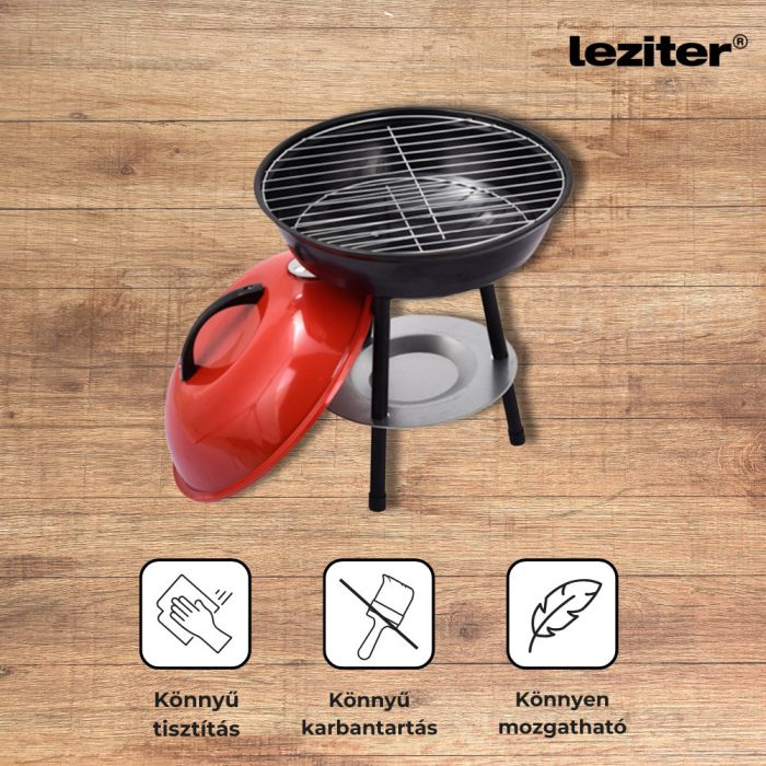 Leziter Grătar cu bilă de grădină cu cărbune [4]