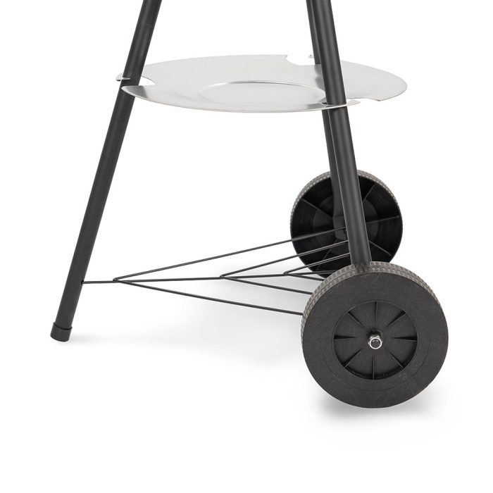 Leziter Grătar de grădină cu cărbune și roți [9]